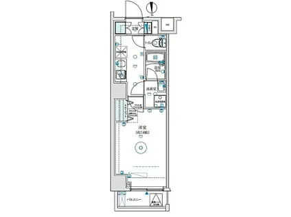 プレニーズ五反野MAXIV(1K/7階)の間取り写真