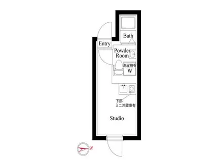 HJプレイス中野(ワンルーム/3階)の間取り写真