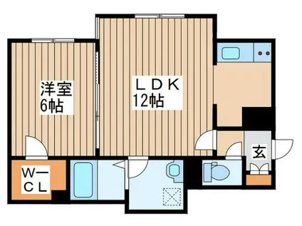 BEANS35(1LDK/1階)の間取り写真