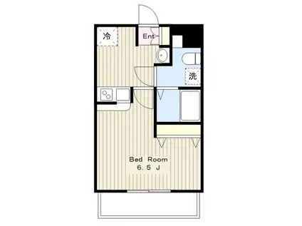 S-FORT玉川学園前(1K/1階)の間取り写真