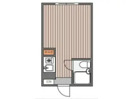 TDビル(ワンルーム/2階)の間取り写真