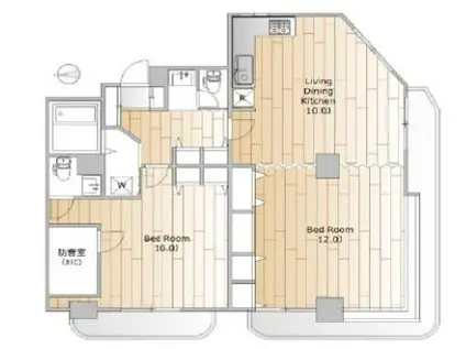 パインヒルガーデン(2LDK/4階)の間取り写真