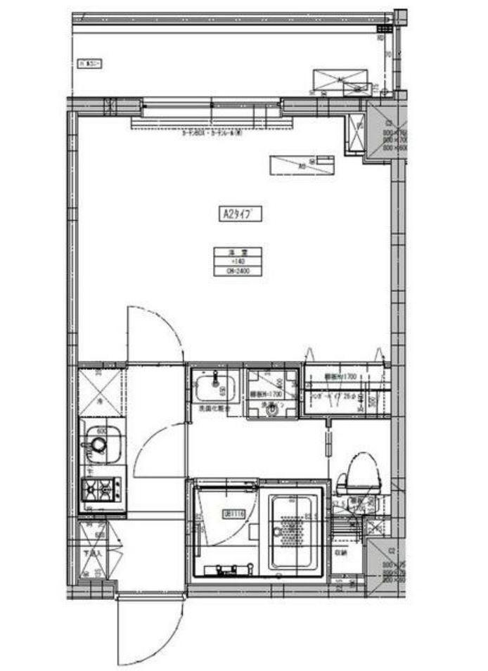 B CITY APARTMENT TOKYO NERIMA(1K/4階)の間取り写真