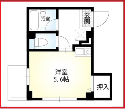 エスポワールハイム(ワンルーム/3階)の間取り写真