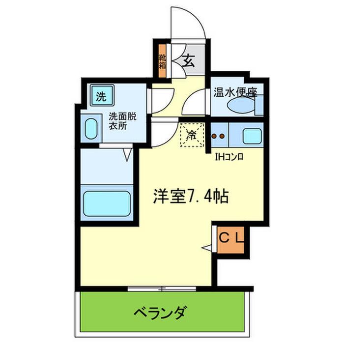 ONLYONE伊丹中央(ワンルーム/3階)の間取り写真