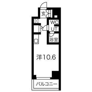 スパシエステージ池袋西(ワンルーム/3階)の間取り写真