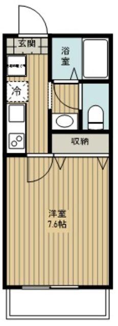 ルミエール(1K/3階)の間取り写真