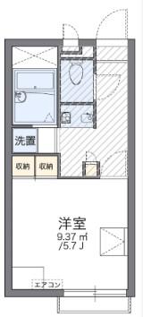 レオパレスメゾンドマルジュン(1K/2階)の間取り写真