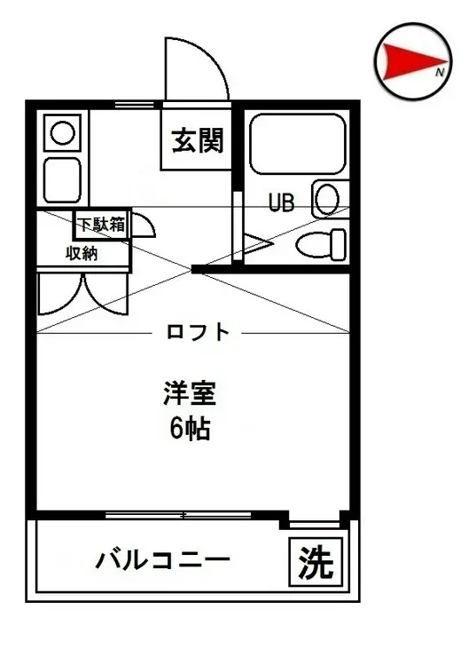 エクセルクリア田無 2階階 間取り
