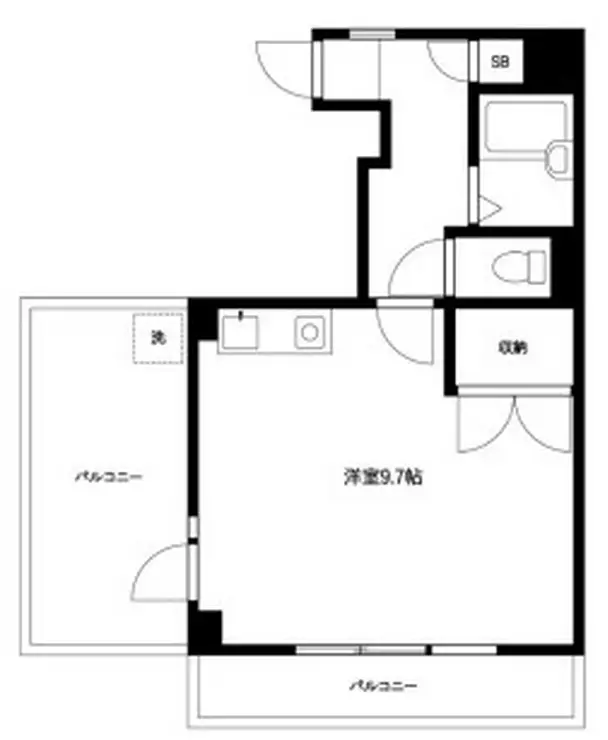 マムハイツ千駄木 8階階 間取り