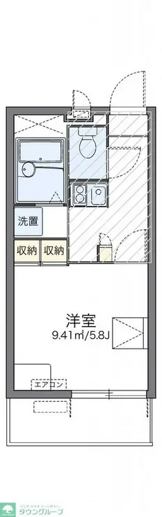 レオパレス小池 3階階 間取り