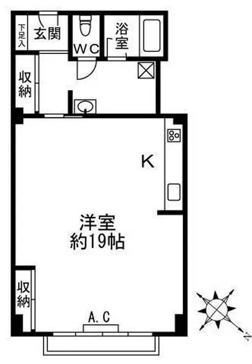 ヴィラ赤坂 2階階 間取り