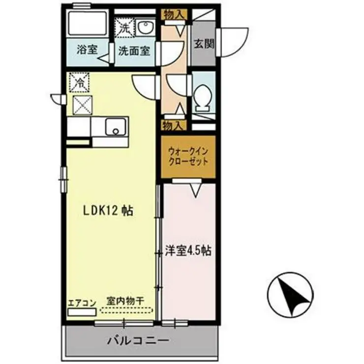 グランドゥール 1階階 間取り