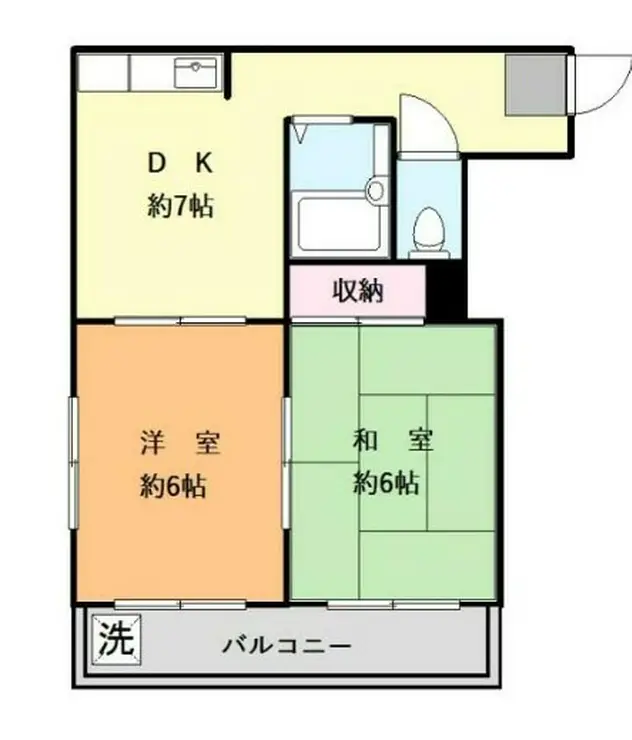 寺田マンション 2階階 間取り