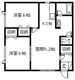 TAIYU(2LDK/2階)の間取り写真