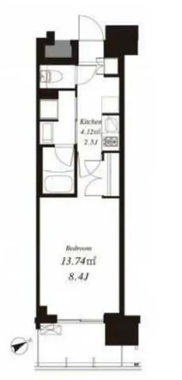 フレンシア浅草橋 11階階 間取り
