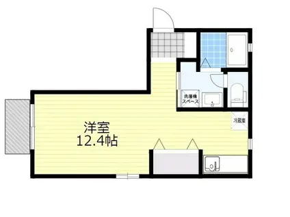 シャルマンロイス(ワンルーム/1階)の間取り写真