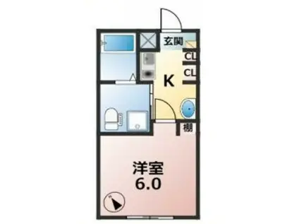 MARIAGE(1K/3階)の間取り写真