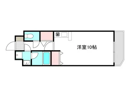 舟入FLATS(ワンルーム/5階)の間取り写真
