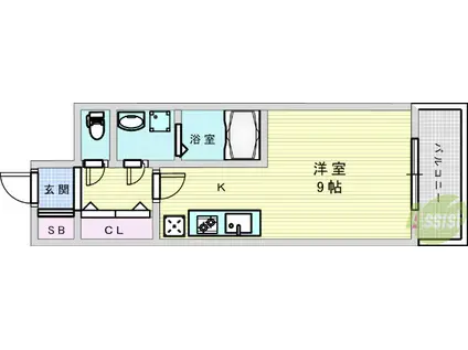 アドバンス新大阪3(ワンルーム/5階)の間取り写真
