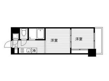 PROJECT NO.57 TOKYO MITO STREET(2K/11階)の間取り写真