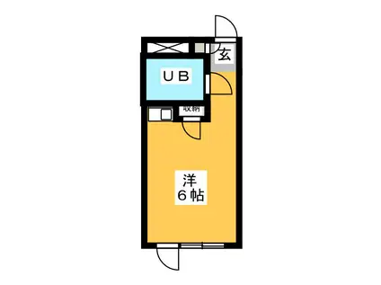 メゾン・ド・ノア台町(ワンルーム/4階)の間取り写真