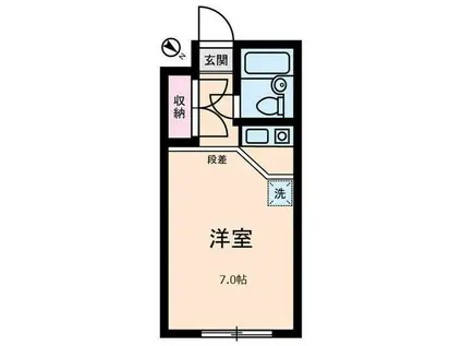 ダイヤモンドレジデンス南大塚(ワンルーム/3階)の間取り写真