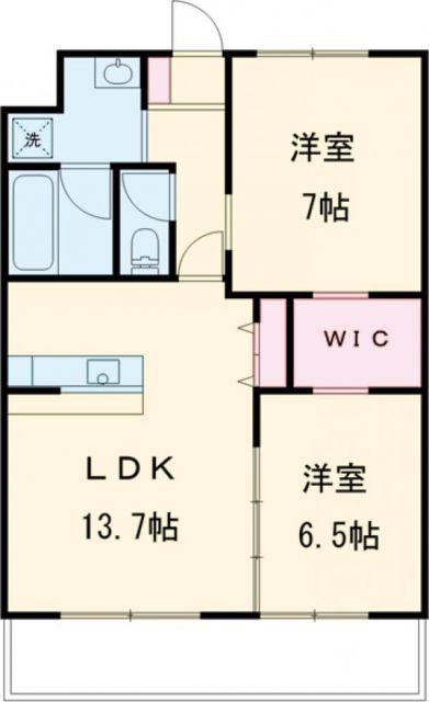 LIEN(2LDK/3階)の間取り写真