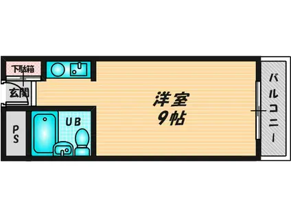 ピュアハイツナカザワ(ワンルーム/3階)の間取り写真