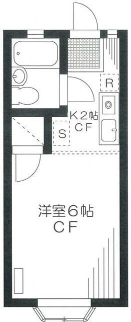 グリーンコート新高円寺(1K/1階)の間取り写真