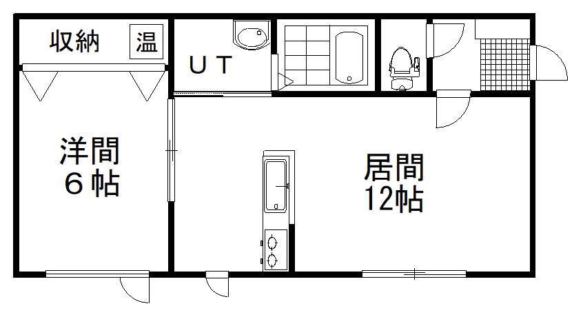 EVER LASTINGIII(1LDK/2階)の間取り写真