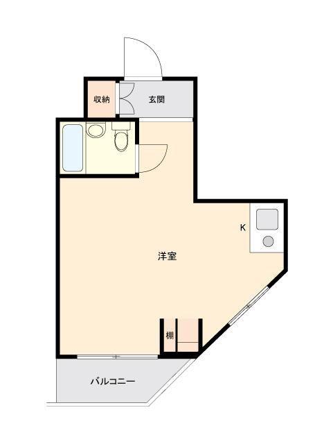 ONE ROOF FLAT NISHIWASEDA(ワンルーム/10階)の間取り写真