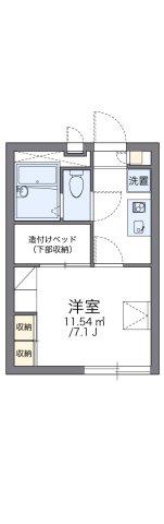 レオパレス華(1K/2階)の間取り写真