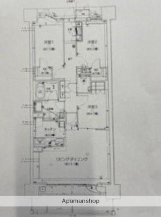 ザ パークハウス赤坂タワーレジデンス(3LDK/12階)の間取り写真