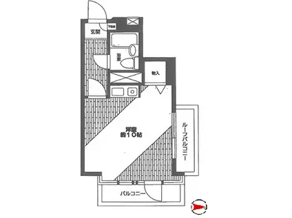 イーグル新宿(ワンルーム/3階)の間取り写真