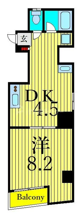 メインステージ入谷 12階階 間取り