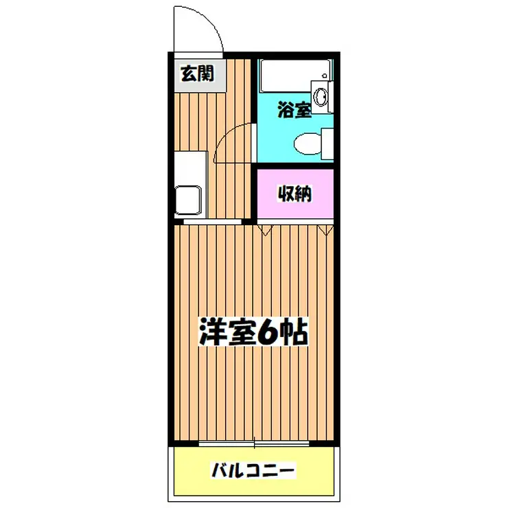 グランドール小林 1階階 間取り
