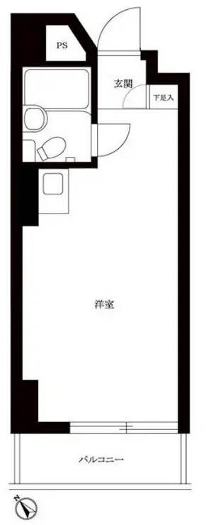 トップルーム新宿公園第2 9階階 間取り