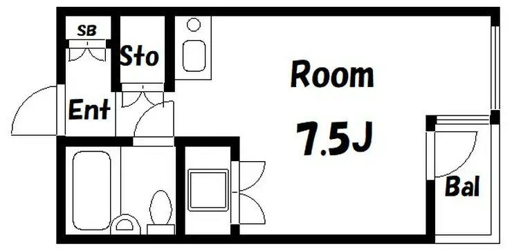邦栄ハイツ 3階階 間取り