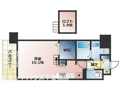 セフィロト(ワンルーム/8階)の間取り写真