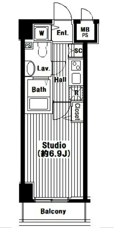 グランド・ガーラ芝公園 14階階 間取り