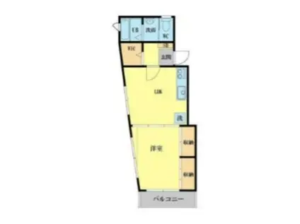 リライアンスコート志村(1LDK/2階)の間取り写真