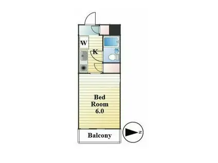 ダイホープラザ東十条(1K/5階)の間取り写真