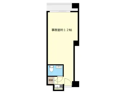 オリエント赤坂モートサイド(ワンルーム/9階)の間取り写真