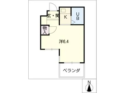 プレアール名古屋原(1K/3階)の間取り写真