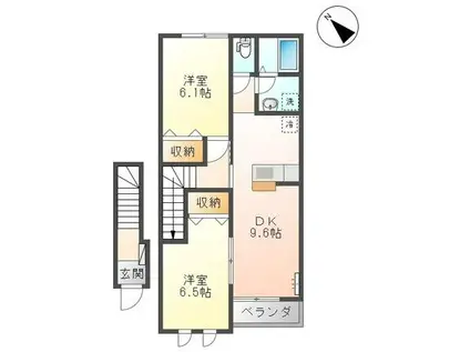 ETERLISPA 01(1LDK/1階)の間取り写真