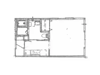 地下鉄南北線 真駒内駅 徒歩45分 2階建 築11年(1K/1階)の間取り写真