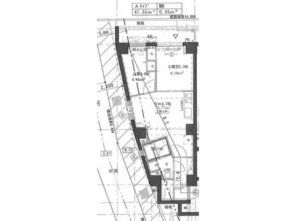 エストゥルース府中(2LDK/2階)の間取り写真