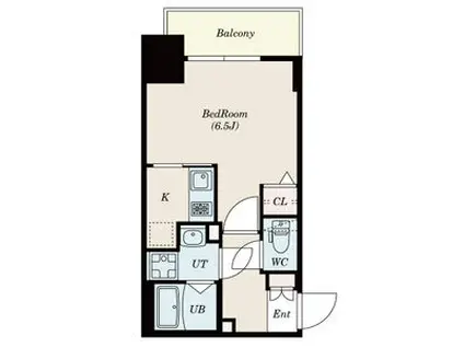 エスリードレジデンス上前津フロント(1K/11階)の間取り写真