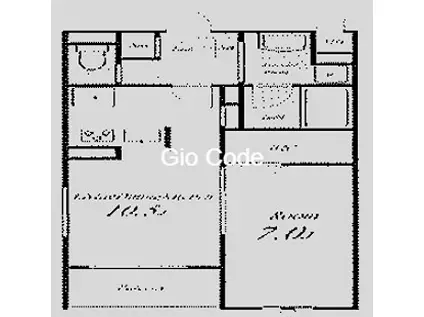 ル・ソレイユ(1LDK/3階)の間取り写真